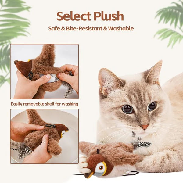 Sound Vibration-sensing Funny Smart Cat Toy
