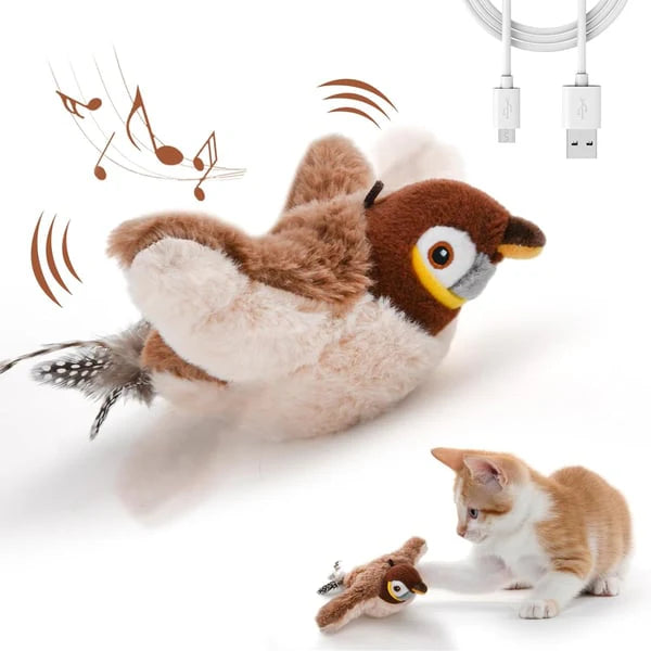 Sound Vibration-sensing Funny Smart Cat Toy