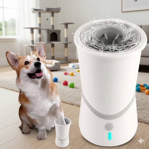 Pet electric foot washer